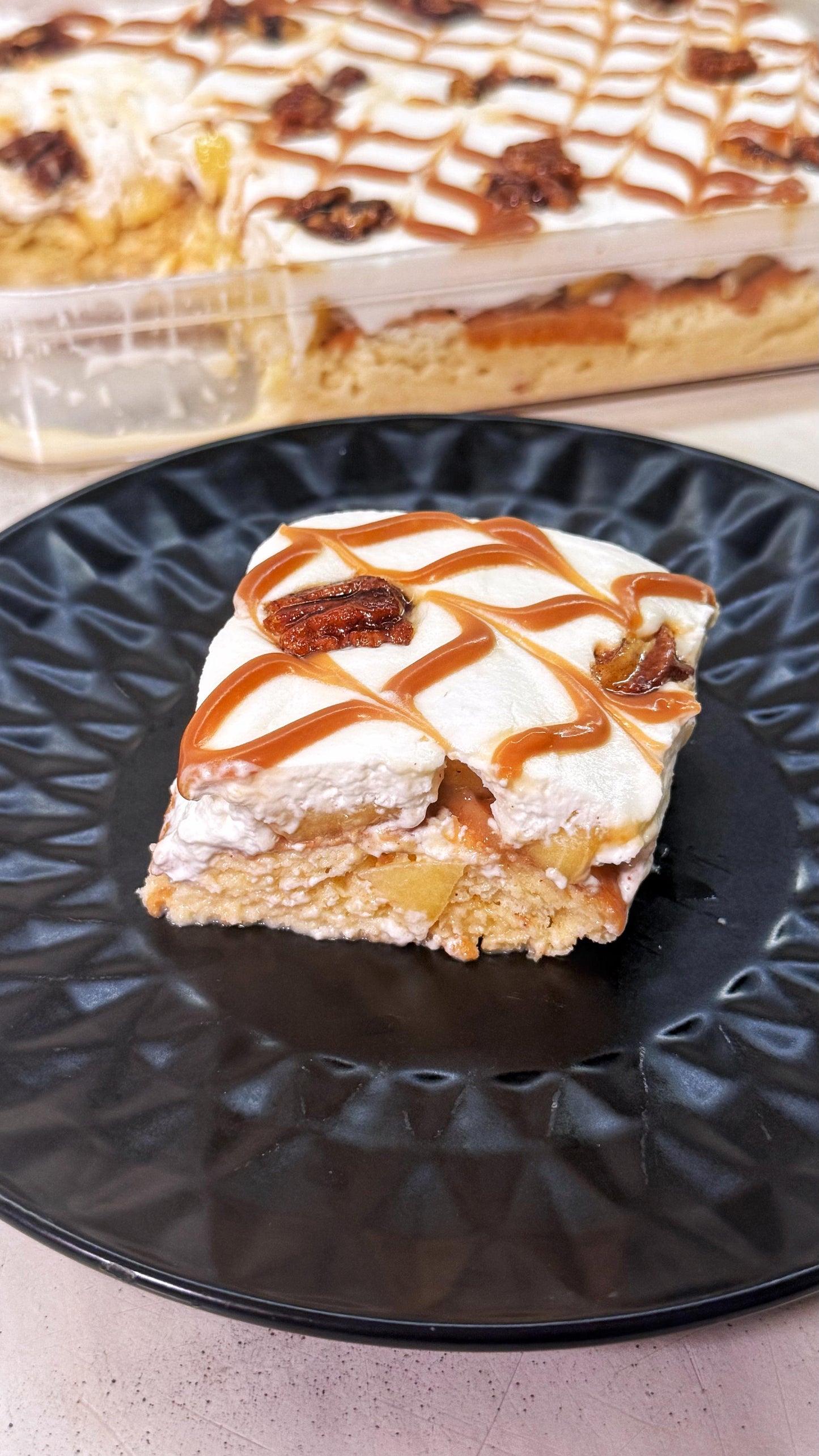 Apple Pecan Tres leches