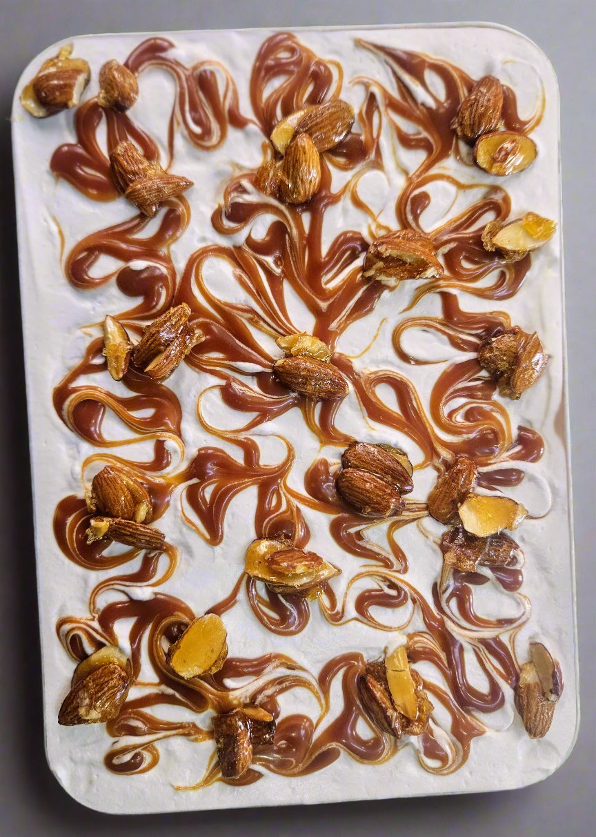 Banana with Caramelized Almonds