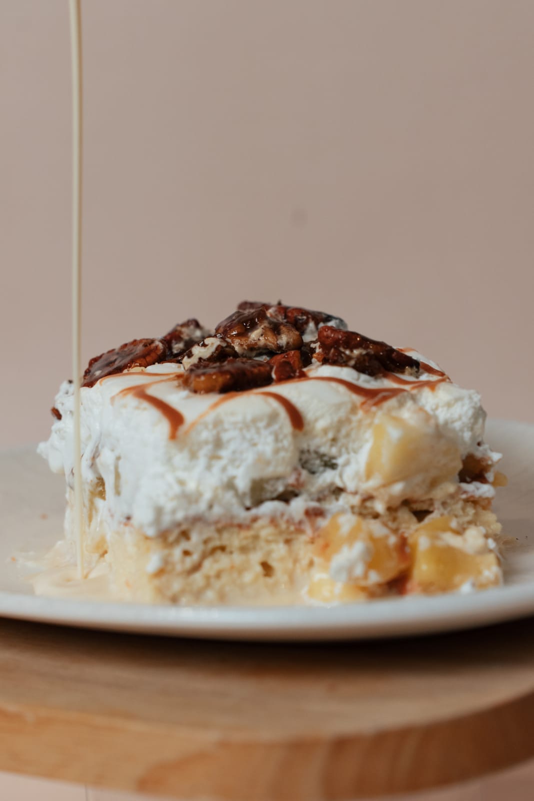 Apple Pecan Tres leches