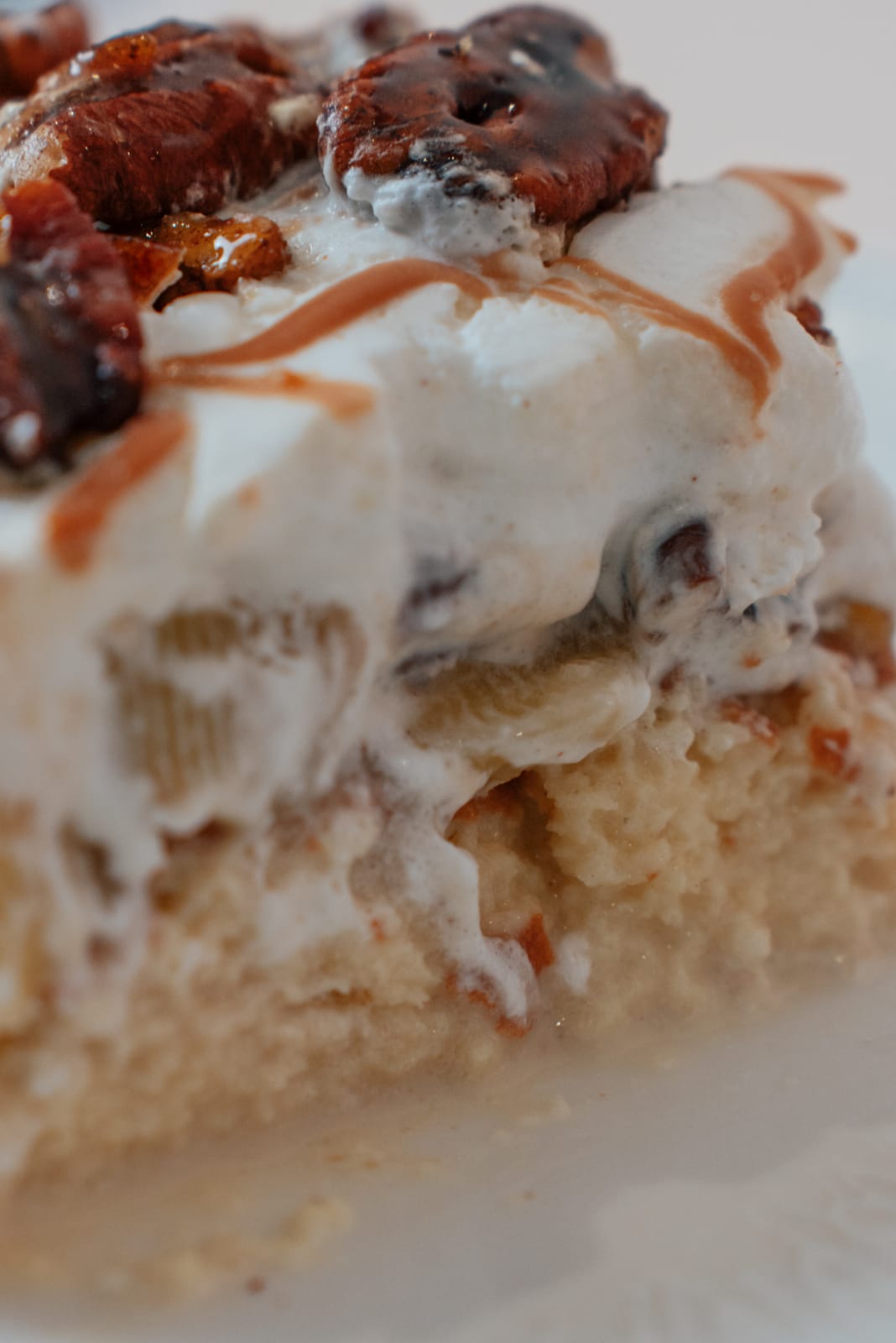 Apple Pecan Tres leches
