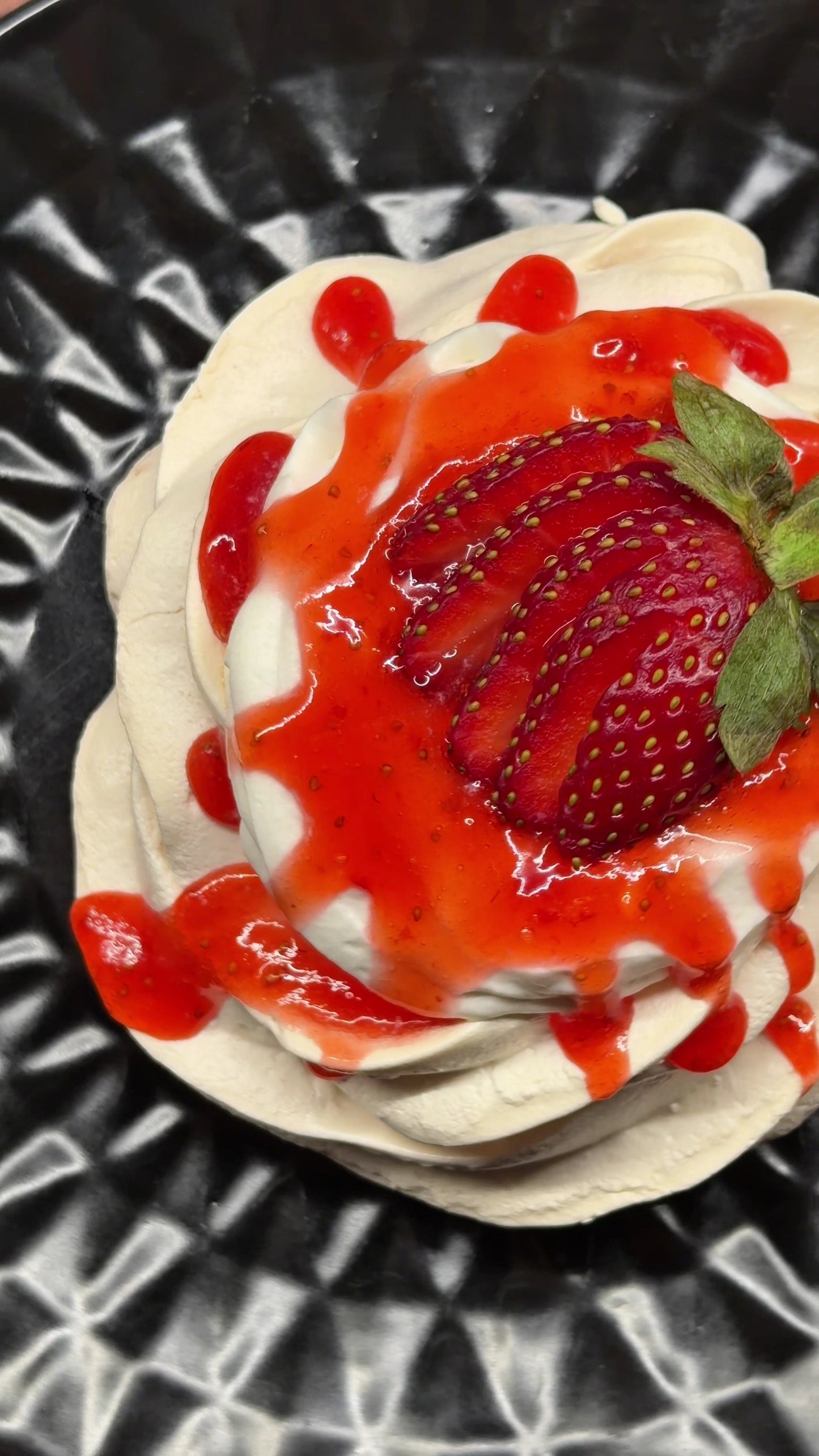 Strawberry Pavlova